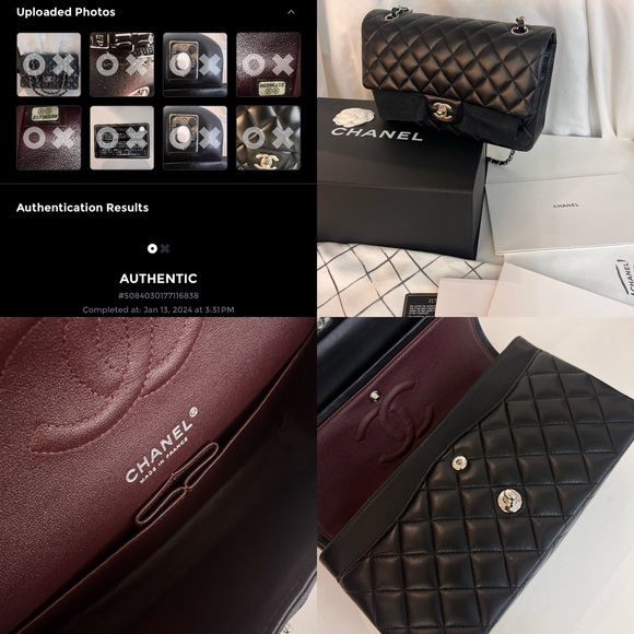 CHANEL Lambskin Quilted Medium Double Flap - Picture 12 of 12